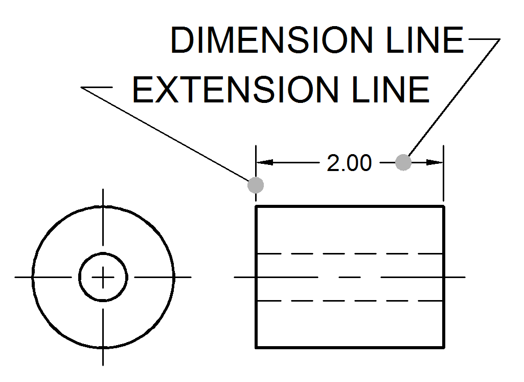 Dimension and Extension Lines – ToolNotes
